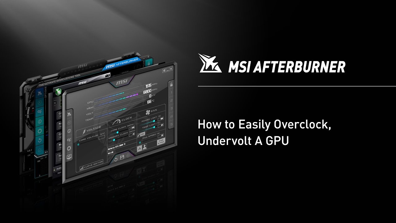 MSI Afterburner promotional-style still used as the OC Scanner guide hero image